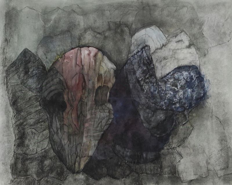 Masque (Gouache (contemporary)) - Véronique NEROU