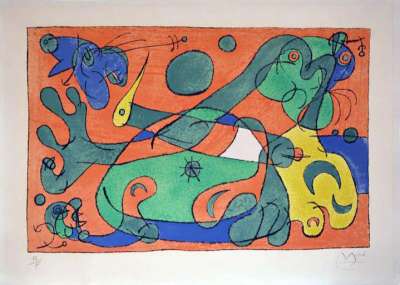 Ubu Roi (Lithographie) - Joan  MIRO
