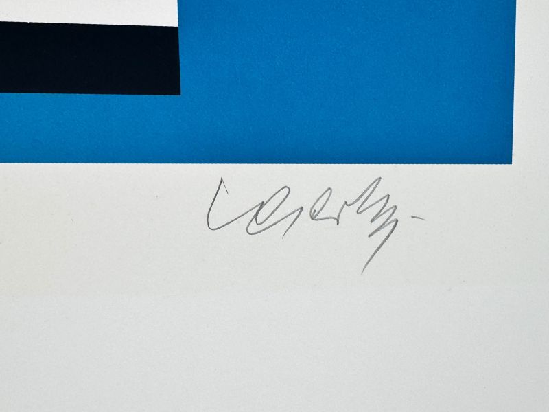 Les années Cinquante (Sérigraphie) — Victor VASARELY — Zoom signature