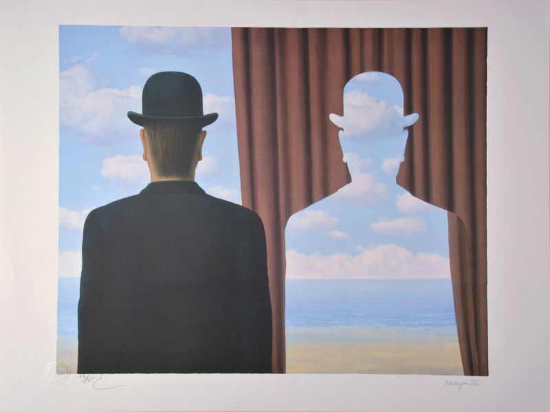 Abziehbild (Farblithographie) - René MAGRITTE