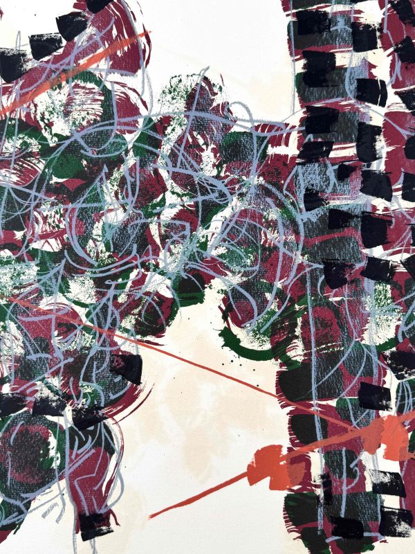 Nachmittag (Farblithographie) - Jean-Paul RIOPELLE