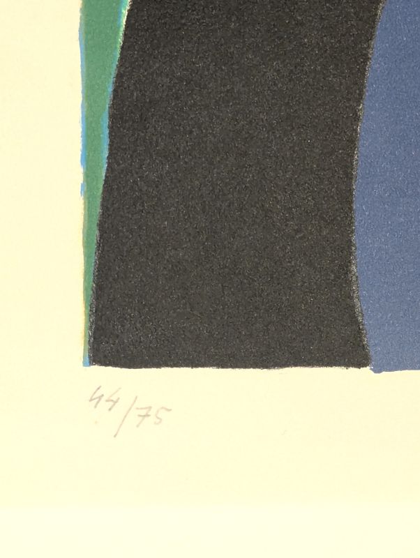 Abstraction color&eacute;e (Lithographie) - Sonia DELAUNAY