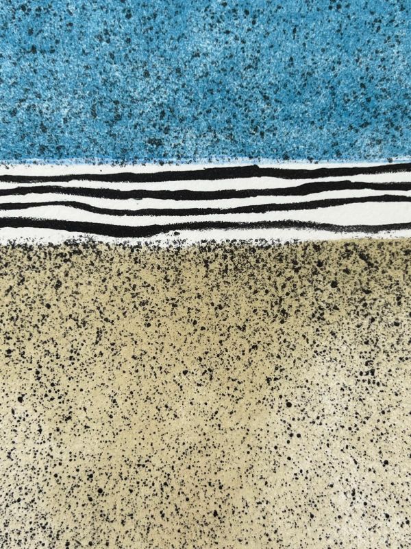 Homage to Hans Arp (Lithograph) - Giuseppe  SANTOMASO