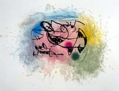 Rosa Ameise (Radierung und Aquatinta) - Joan  MIRO