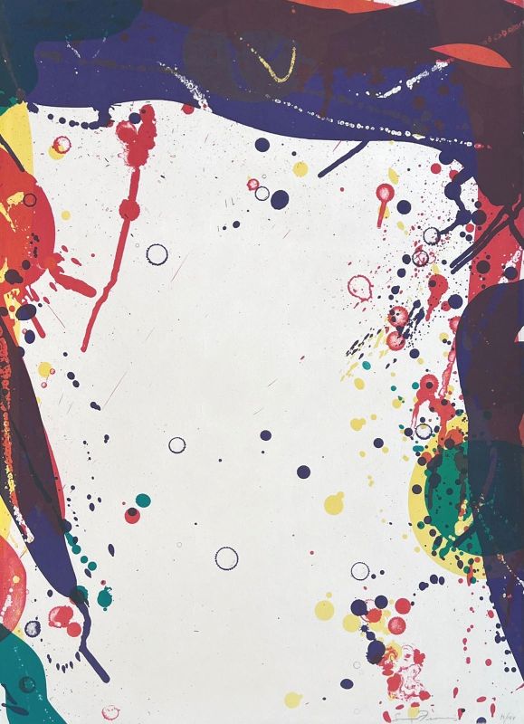 Sans titre (L.II P-3) (Lithographie) - Sam FRANCIS