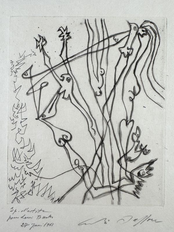 Pour Saint-Pol Roux (Etching and aquatint) - André  MASSON
