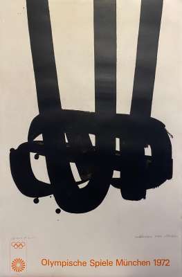 Lithographie n°29 (Lithograph) - Pierre  SOULAGES