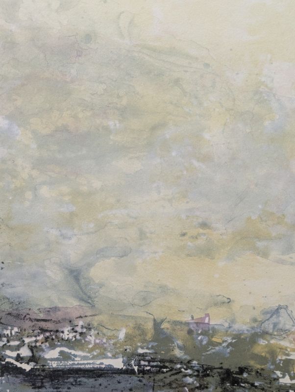 Hommage an Nobutaka Shikanai (Farblithographie) - Wou-ki  ZAO