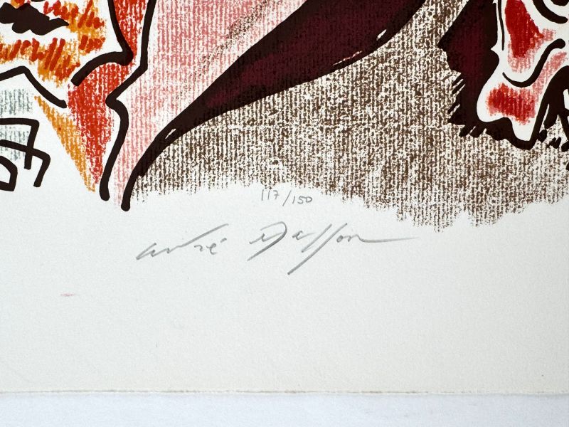 Sonette von Louise Lab&eacute; (Farblithographie) - André  MASSON