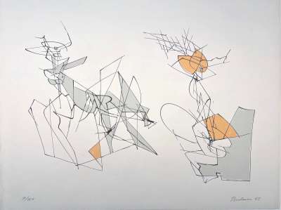 Walter Bodmer (1903-1973) // Sans titre (Litografía) -  Artistes Divers