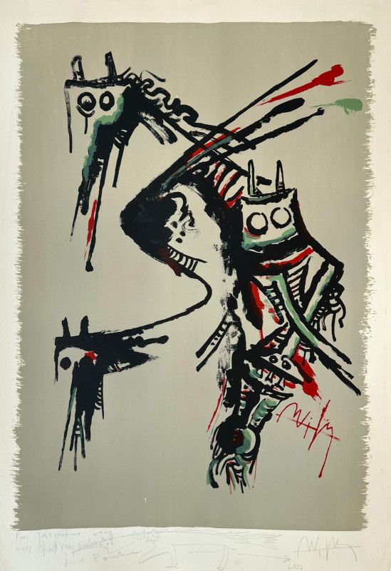 Sans titre (Lithographie) - Wifredo LAM