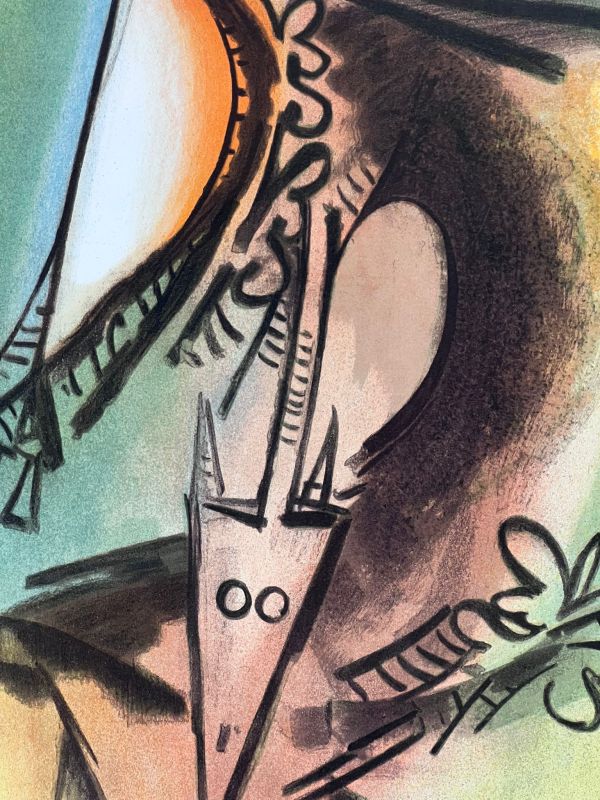 Les Loas petro enfantent dans la danse (Litografía) - Wifredo LAM