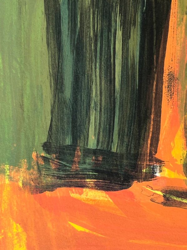 Wald (Farblithographie) - Bram   VAN VELDE