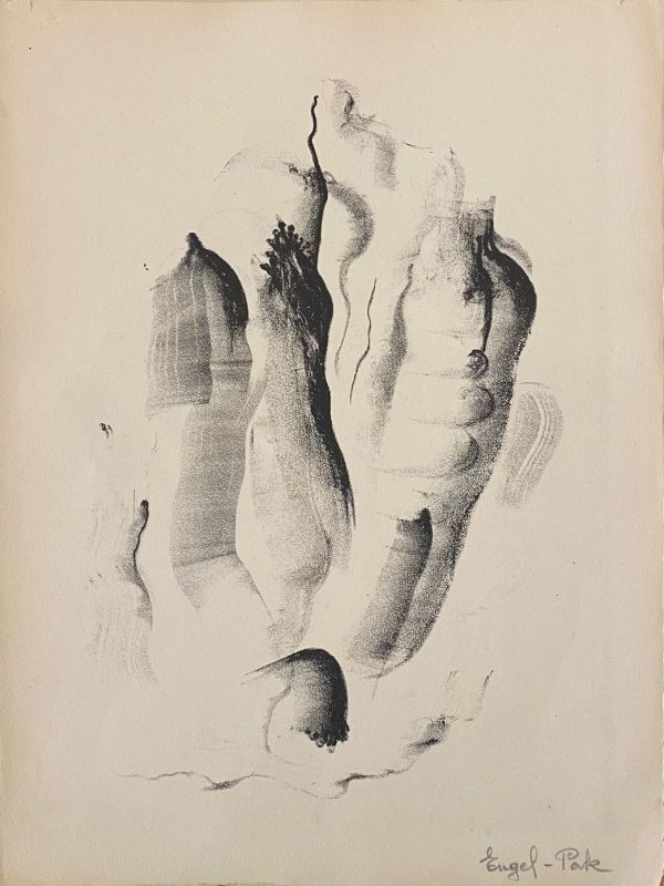 Ernest Engel-Pak (1885-1965) // Art Abstrait (Lithographie) -  Artistes Divers