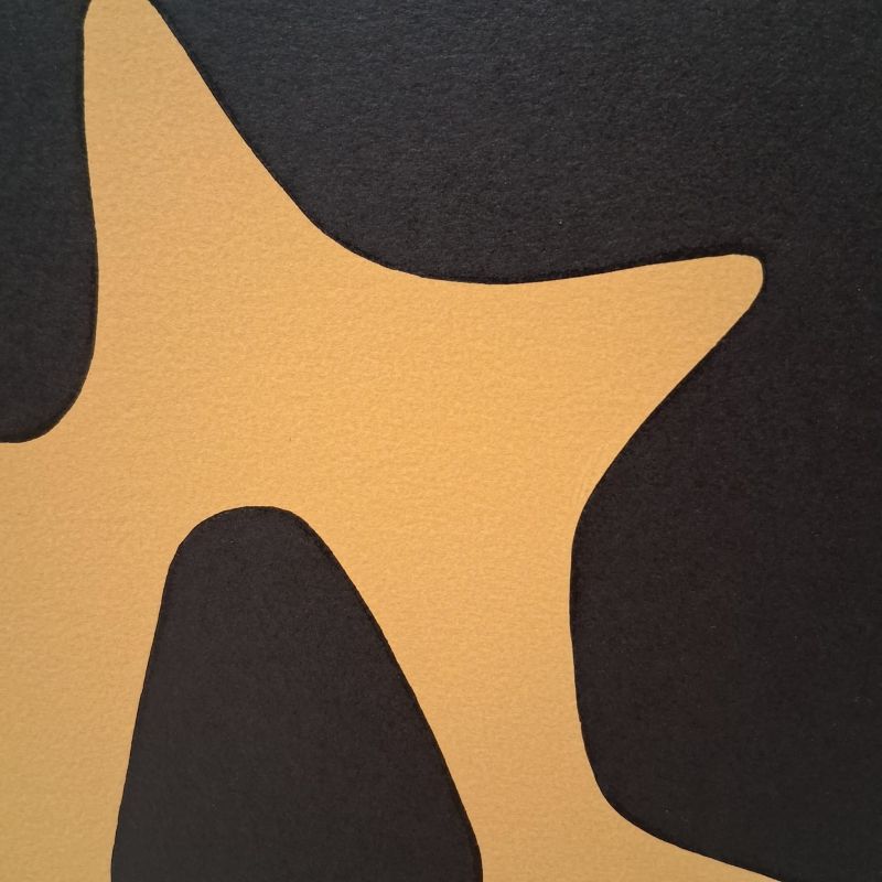 wieder umkreiste Sonnen (Holzschnitt) - Hans ARP