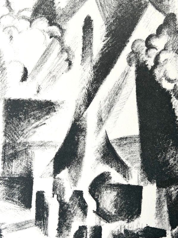 Robert Delaunay (1885-1941) // Fenêtre sur la ville (Farblithographie) -  Artistes Divers