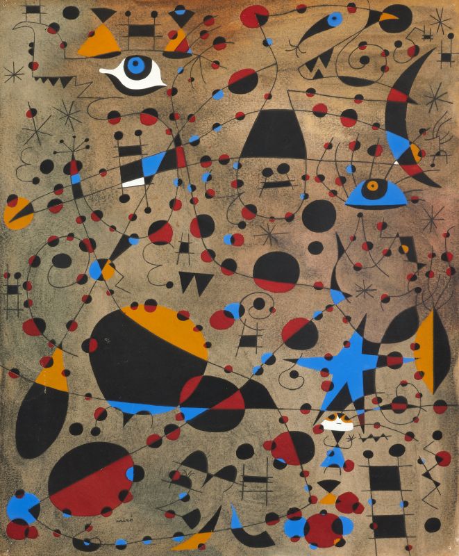 On the 13th, the ladder skimmed the firmament (Constellations) (Stencil) - Joan  MIRO