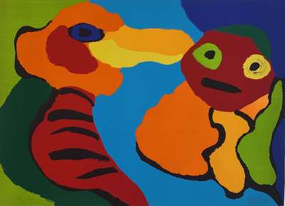 Sans Titre (Lithograph) - Karel APPEL