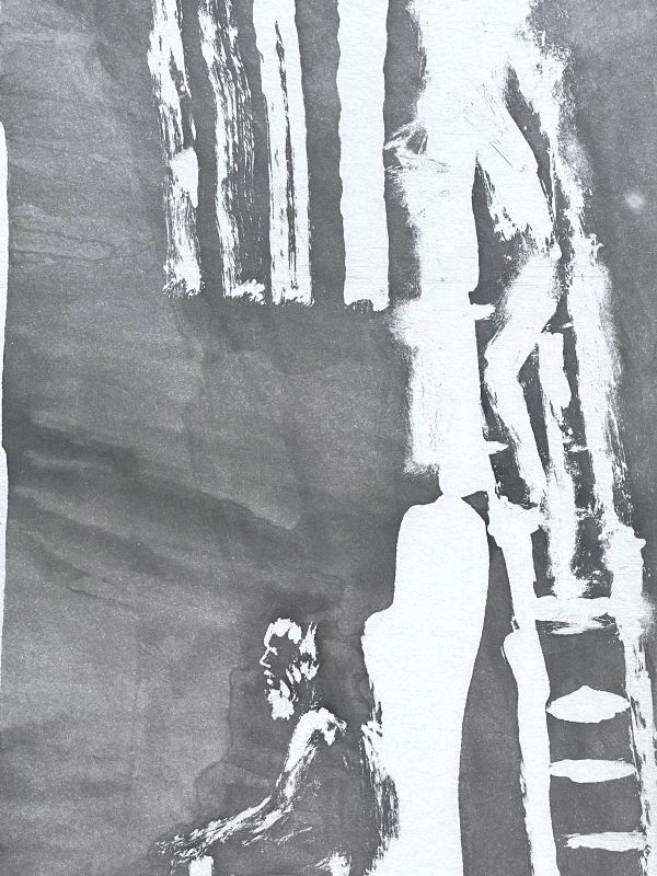 Peintre Songeant à une Grande Toile (Eau-forte et aquatinte) - Pablo  PICASSO