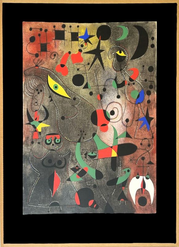 Waking up in the morning (Constellations) (Stencil) - Joan  MIRO