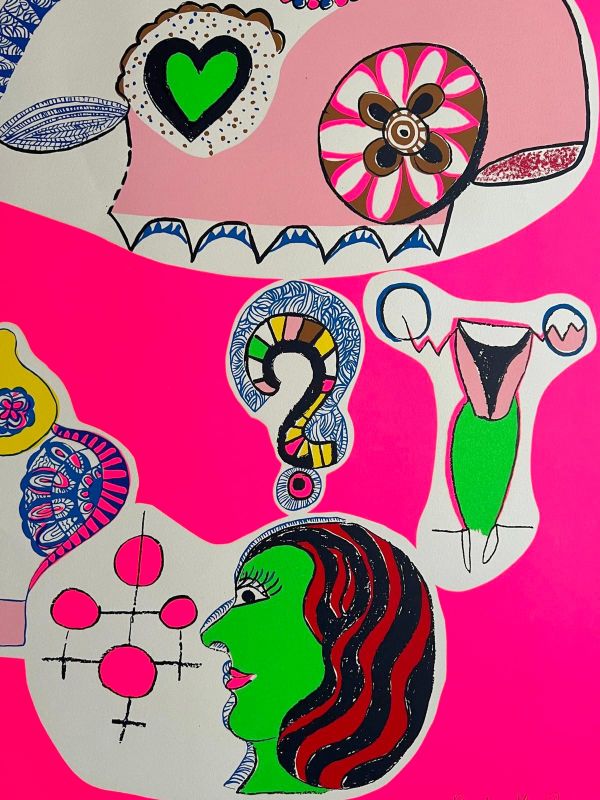 Nana Power (Planche xVIi) :  What shall I do ? (Sérigraphie) - Niki DE SAINT PHALLE
