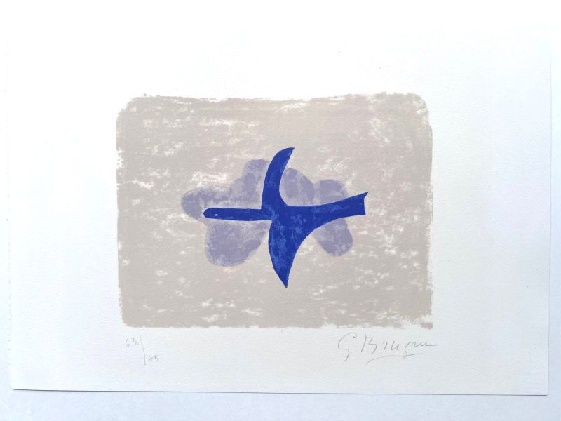 Dans le ciel (Litografía) - Georges BRAQUE