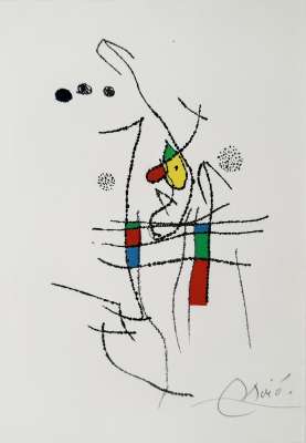 La Spirale (Etching and aquatint) - Joan  MIRO