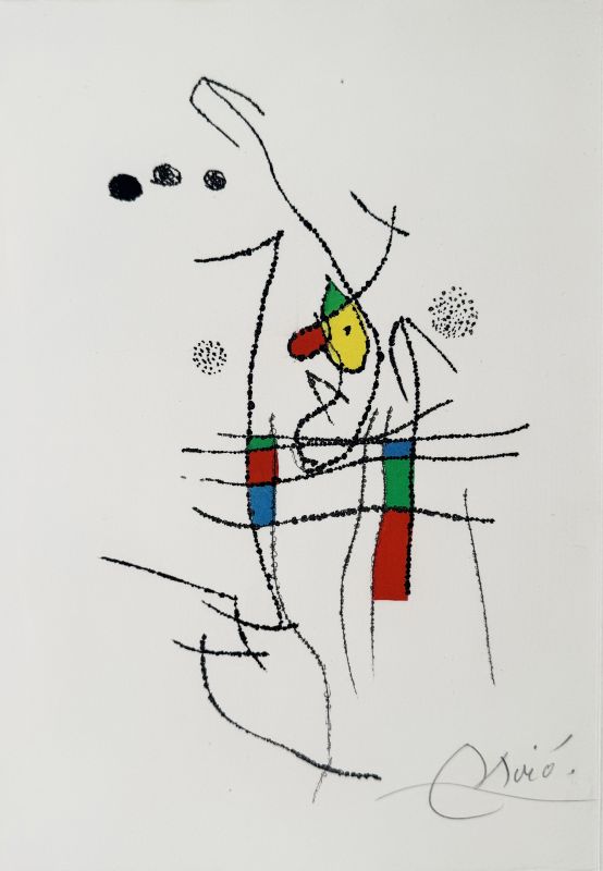 La Spirale (Eau-forte et aquatinte) - Joan  MIRO