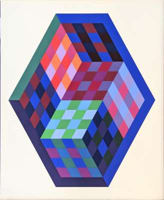 Tridim (Sérigraphie) - Victor  VASARELY