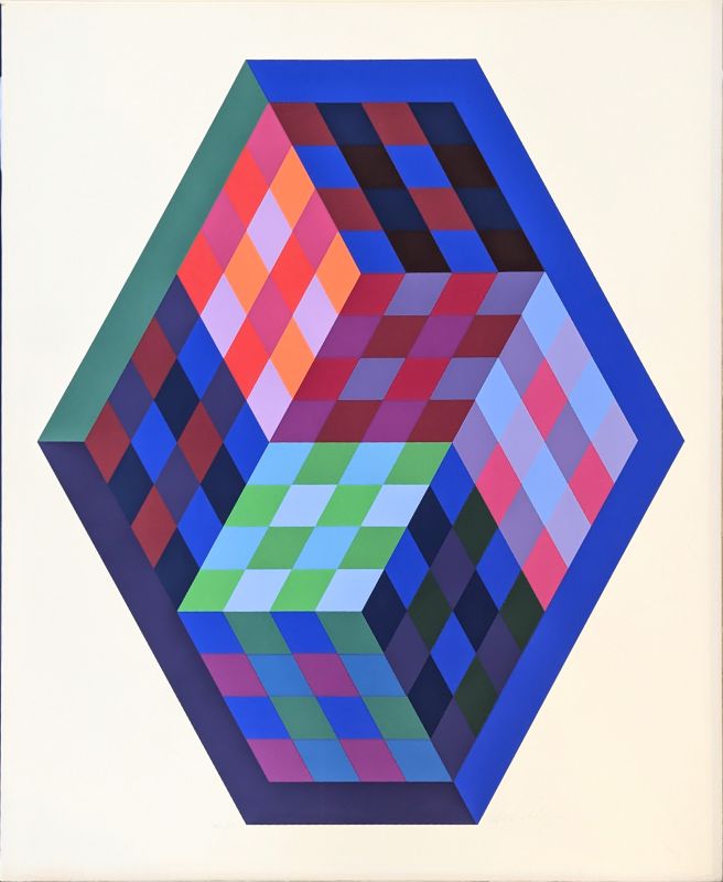 Tridim (Siebdruck) - Victor  VASARELY