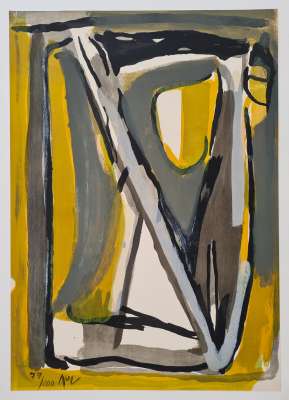 Sans titre (Lithograph) - Bram   VAN VELDE