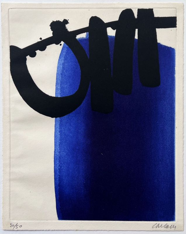 Eau-forte XXI (Eau-forte et aquatinte) - Pierre  SOULAGES