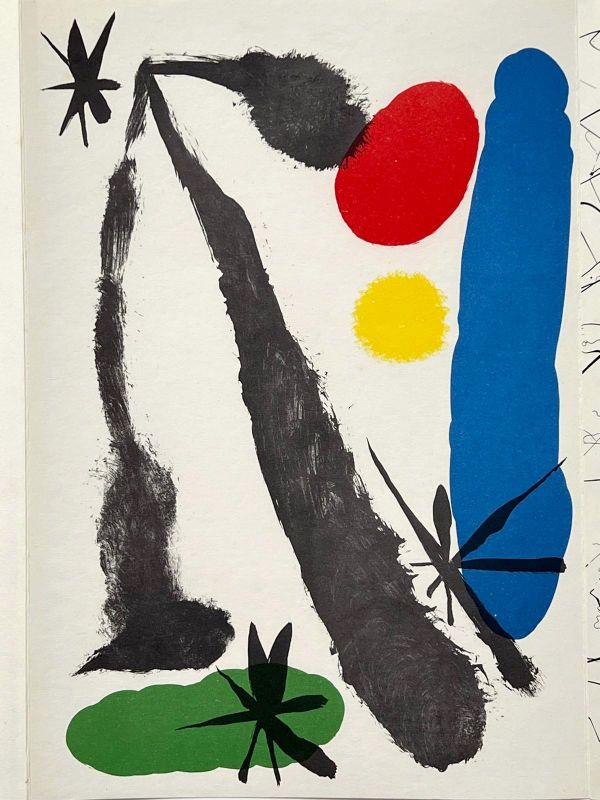 Dibujos y Litografias From Papeles de Son Armadans in the Collection of Juan de Juanes (Farblithographie) - Joan  MIRO