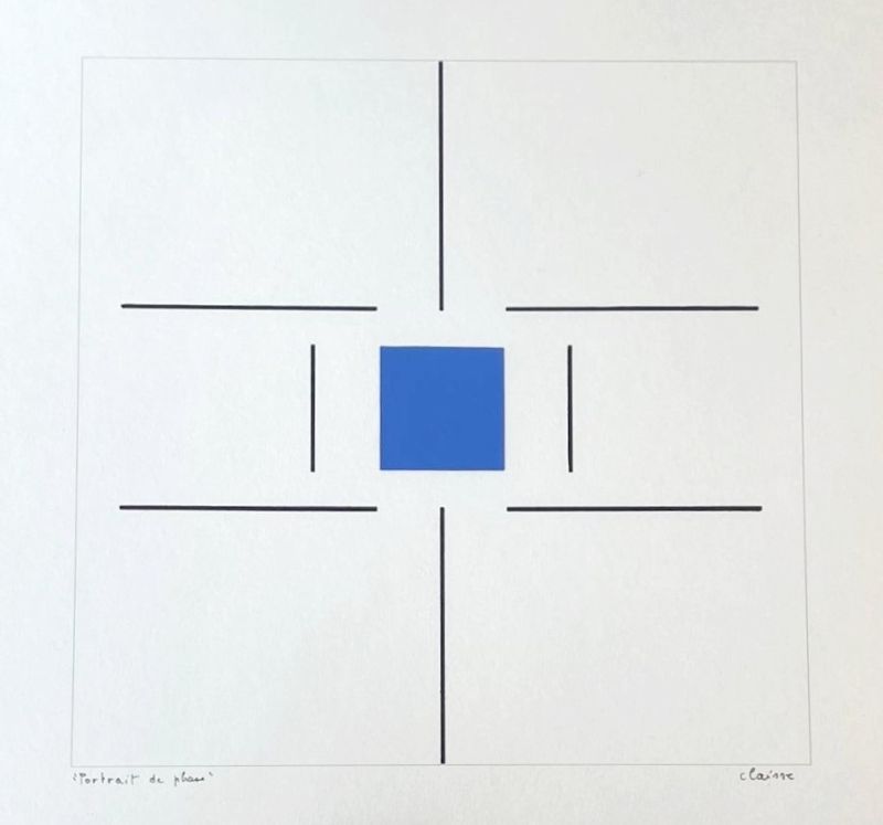 Portrait de phase (Technique mixte (moderne)) - Geneviève CLAISSE