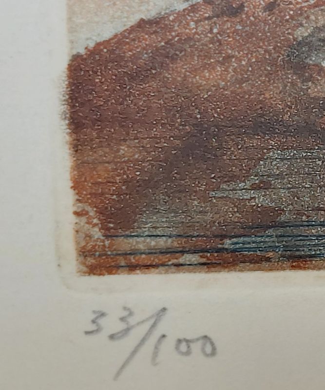 Sans titre (Etching and aquatint) - Wou-ki  ZAO
