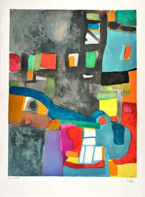 Grisande (Lithographie) - Maurice ESTEVE