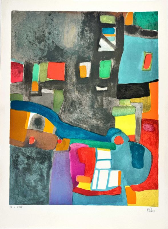 Grisande (Lithograph) - Maurice ESTEVE