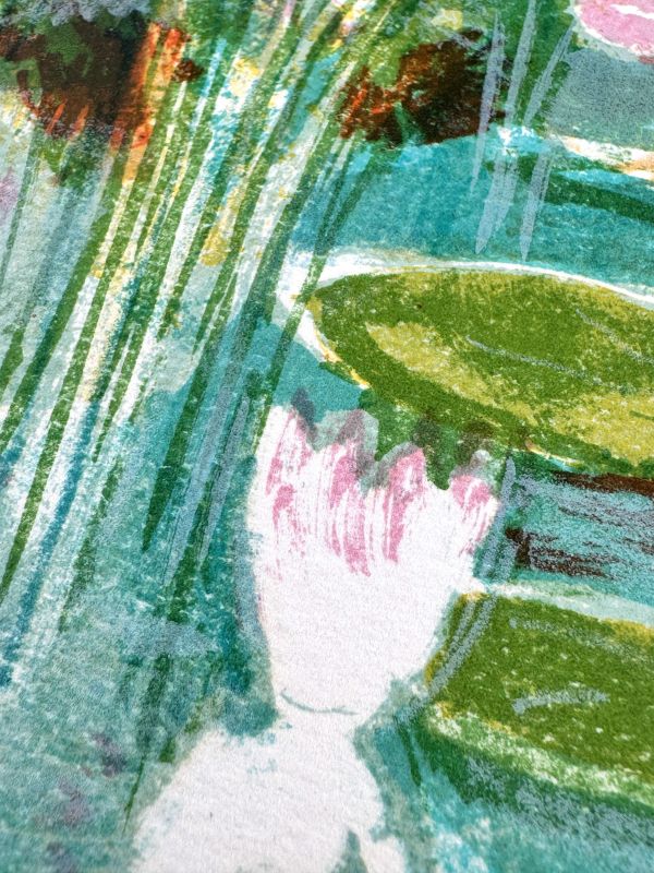 Emilio Grau-Sala (1911-1975) // Jeune fille dans le Jardin (Farblithographie) — Artistes Divers