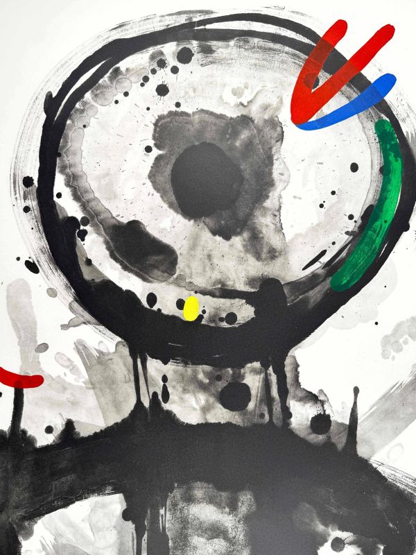 The riddled angel (Aquatint) — Joan MIRO — Detail view