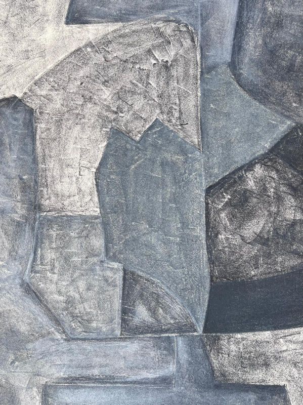 Composición gris (Litografía) - Serge  POLIAKOFF