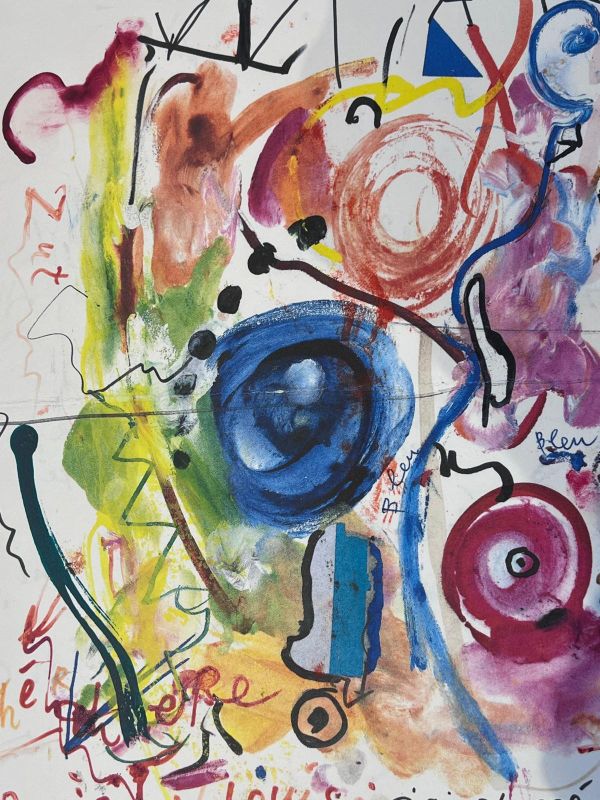 Composition (Ink ) - Jean TINGUELY