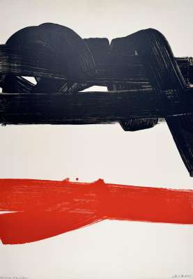 Lithograph n&deg;27 (Lithograph) - Pierre  SOULAGES