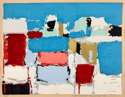 M&eacute;diterran&eacute;e (Pochoir) - Nicolas DE STAËL