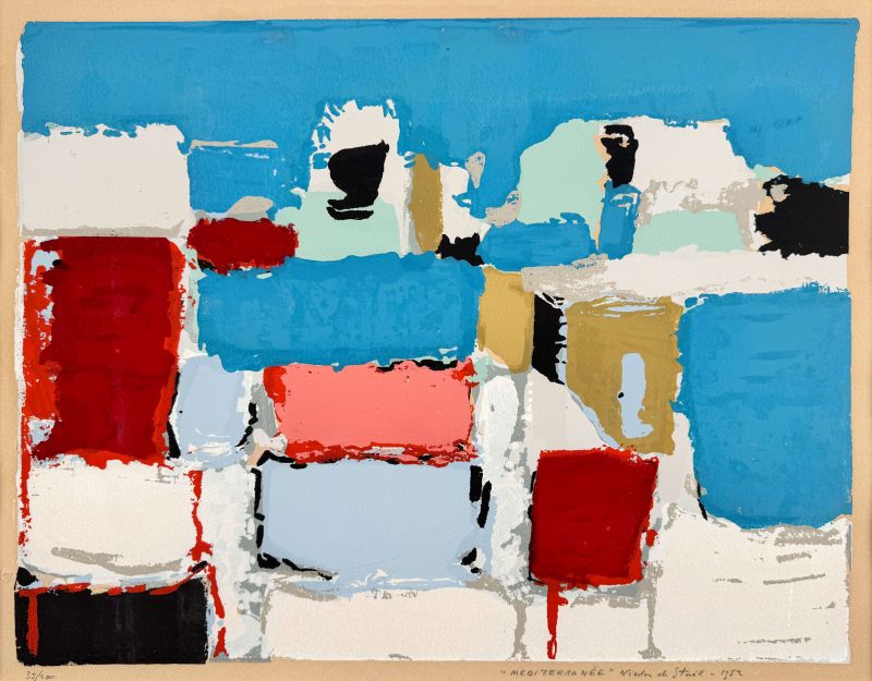 Méditerranée (Schablone) — Nicolas DE STAËL — Vorderansicht