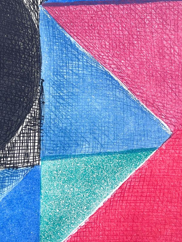 Avec moi-même (Radierung und Aquatinta) - Sonia DELAUNAY