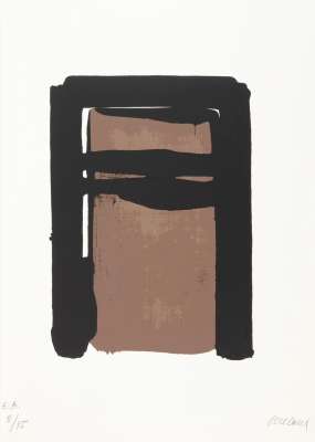 Silkscreen n°10, 1979 (Silkscreen) - Pierre  SOULAGES