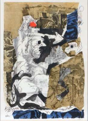 Les dieux aventuriers et le talisman (Lithographie) - Antoni CLAVE