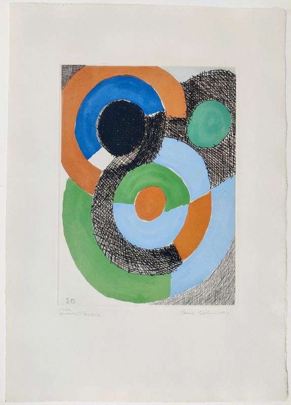 Rythmes et couleurs (Etching) - Sonia DELAUNAY