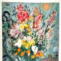 Bouquet illuminant le ciel (Lithograph) — Marc CHAGALL — Front view