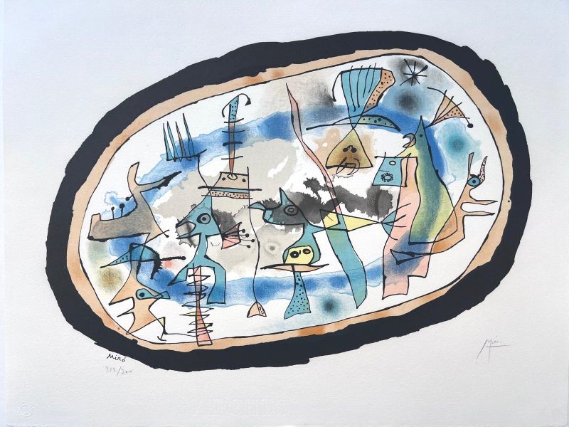 he Birth of the Day (Lithograph) - Joan  MIRO